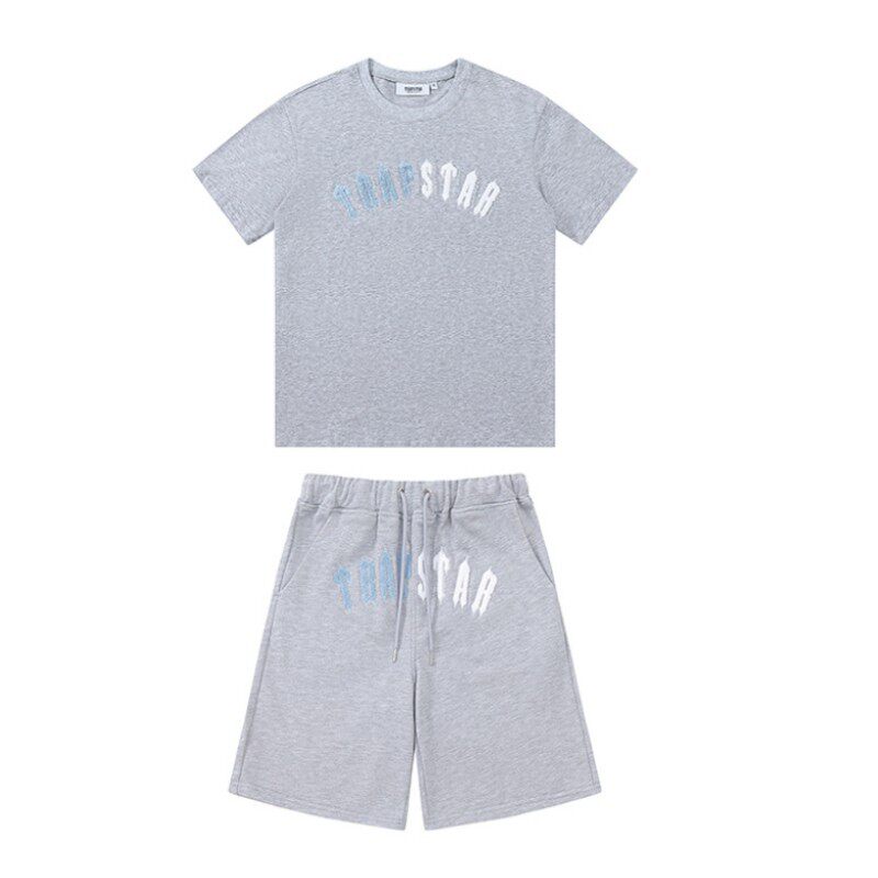Cross-Border Foreign Trade High-Quality Correct Version Syan World Pure Cotton Short-Sleeve Shorts Set Sweatshirt Long P foto 3