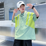 童POLO衫短袖T恤2025新款夏款中大儿童夏季孩半袖夏装上衣潮，商品下架区，祺妙童装
