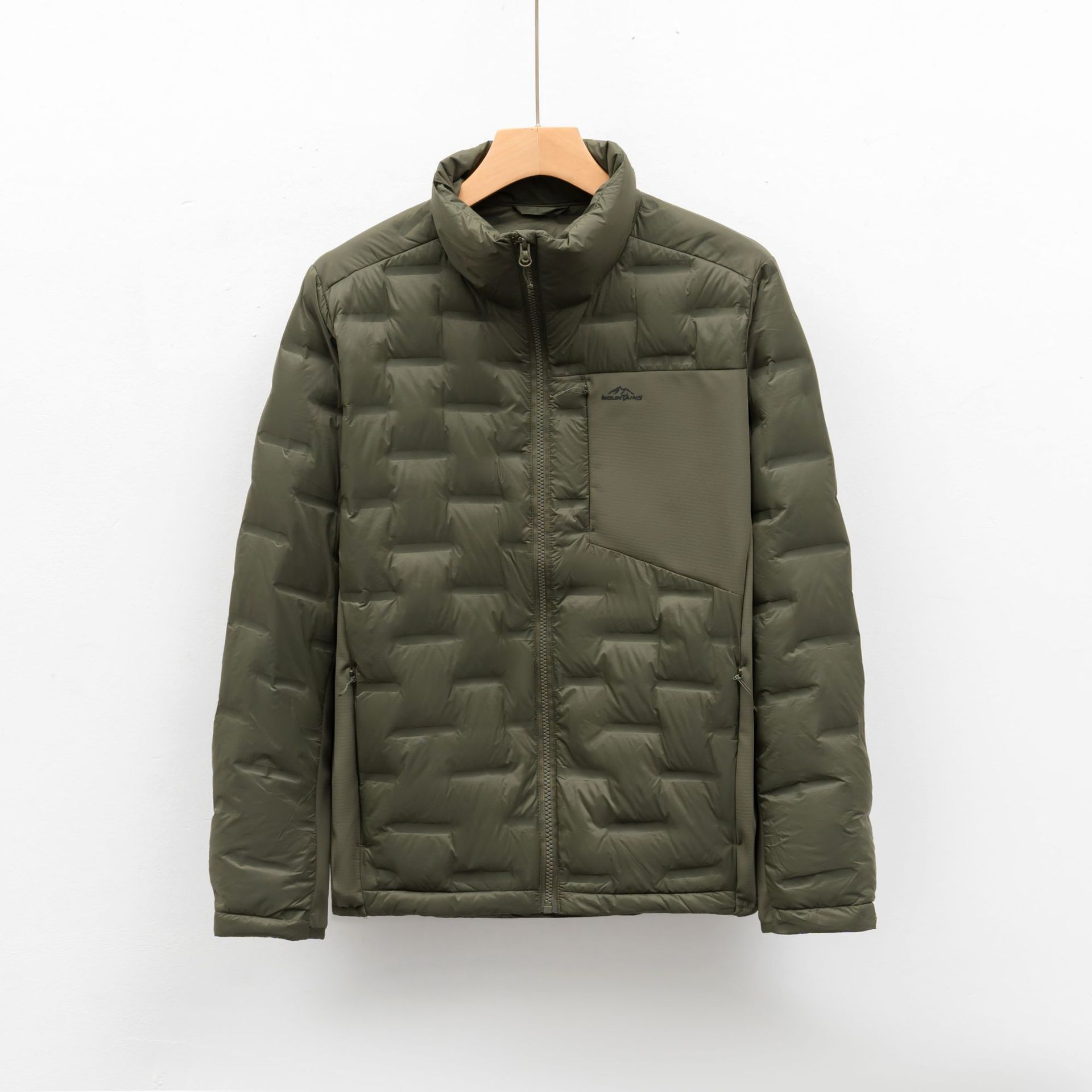 平湖户外短款轻薄羽绒服立领