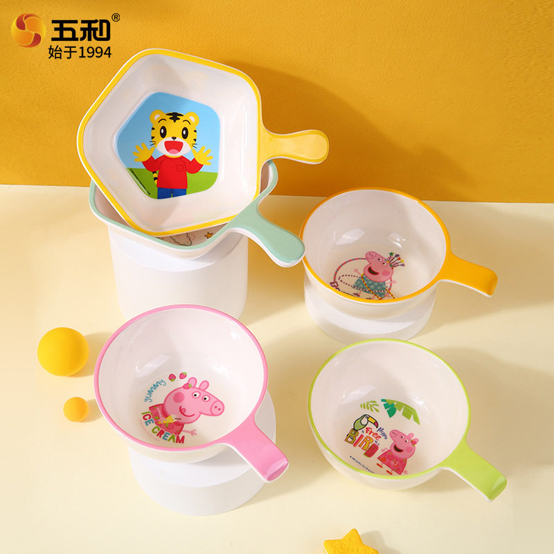 五和食品级密胺树脂儿童餐具