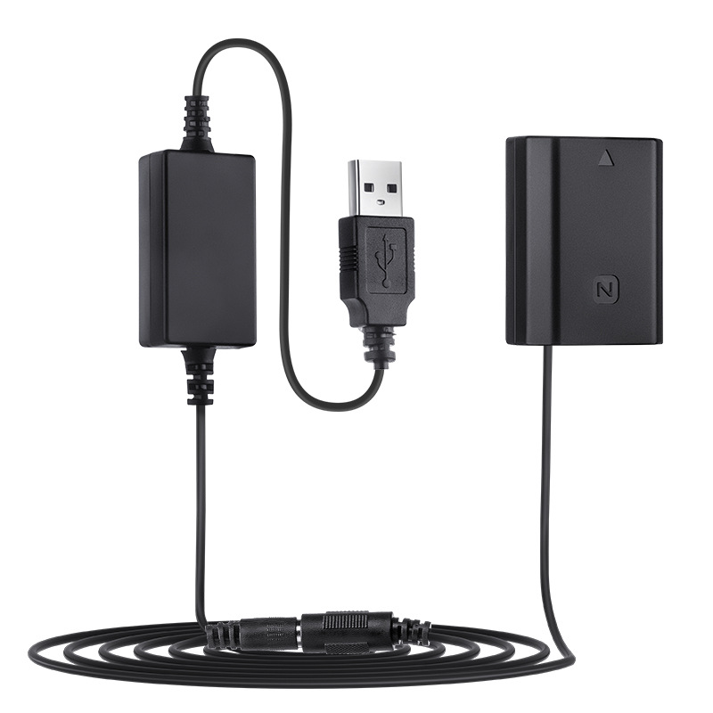 USB转FZ100假电池适用于索尼A9 A7m3 a7r3 A9 7RM3 A7C微相机