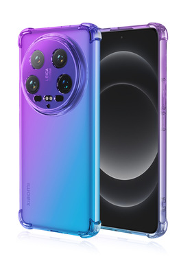 适用小米Poco X7pro 5G手机壳小米14T防摔Xiaomi14Tpro 5G渐变色ultra四角poco x5 x4防12 11 10 9 8摔TPU