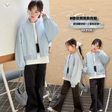 女童棒球服外套2025秋季新款儿童夹克中大童休闲上衣童装衣服秋装，童装外套，祺儿童装