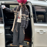 女童毛衣外套2025年秋季新款中大童休闲提花针织开衫春秋外穿上衣，童装毛衣，祺儿童装