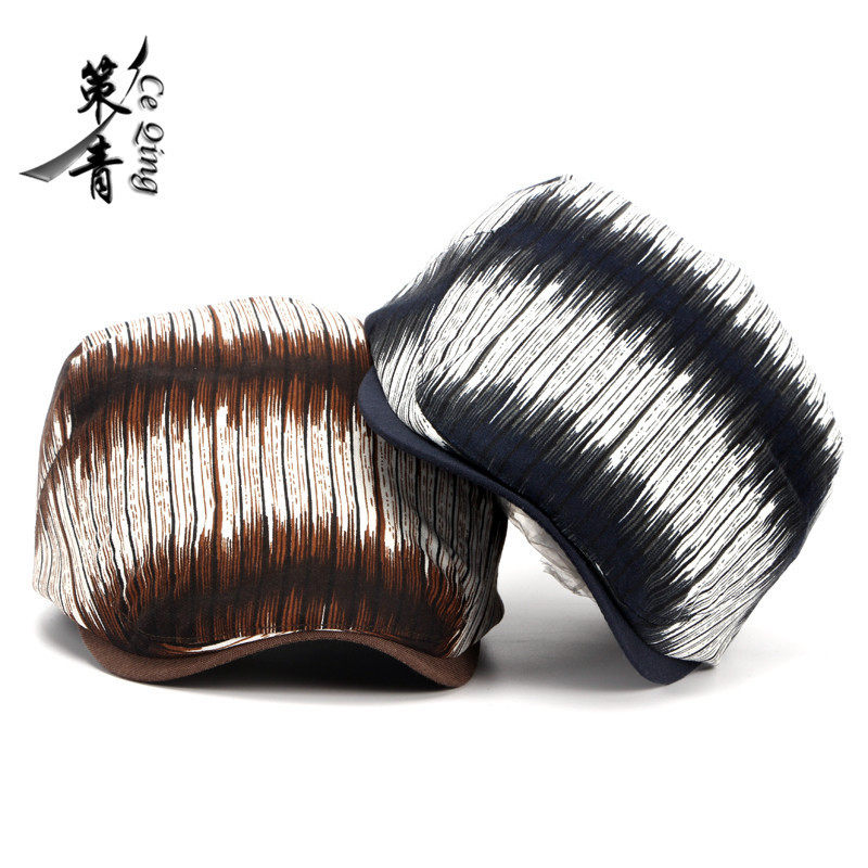 帽子女春夏秋天新款鸭舌前进帽 韩版士英伦风渐变色贝雷帽薄潮