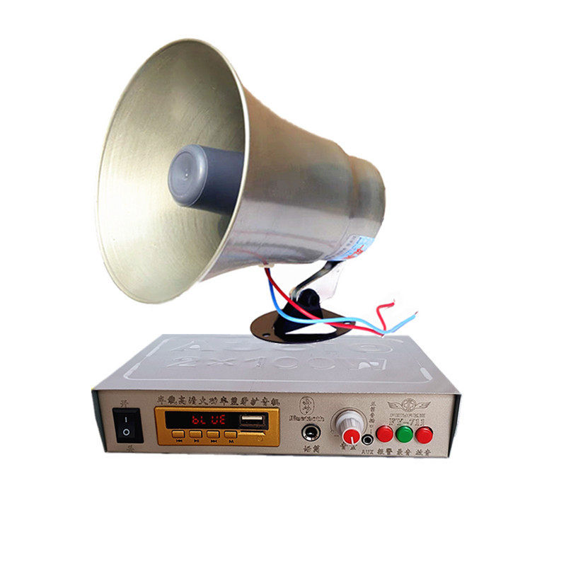 12V-48伏数码播放器车载扩音机地摊叫卖器分体录音喊话器宣传喇叭