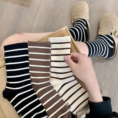 6 pairs of men women MoChuan sock socks black light cotton