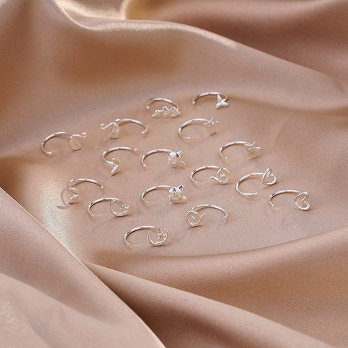 蝴蝶足银999纯银小众296EH-HJ