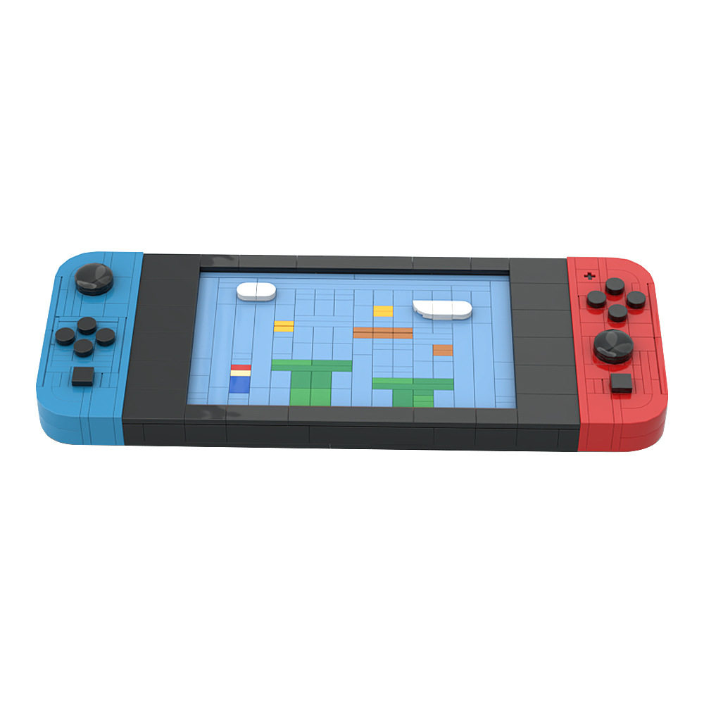 【高砖零件】任天堂Switch掌机超级玛丽游戏机模型拼装积木玩具