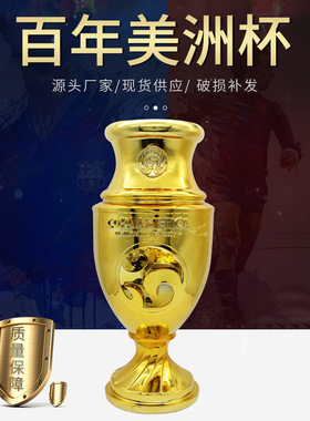 百年美洲杯纪念奖杯足球欧冠世界杯大力神杯球迷跨境树脂运动奖杯