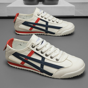 夏季 子百搭一脚蹬豆豆懒人鞋 布鞋 透气潮流网红阿甘鞋 鞋 2025新款