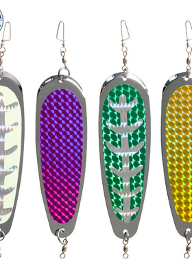 5.5inch Blade Fishing Flasher spoon 14cm拖钓闪光器勺型钓鱼饵