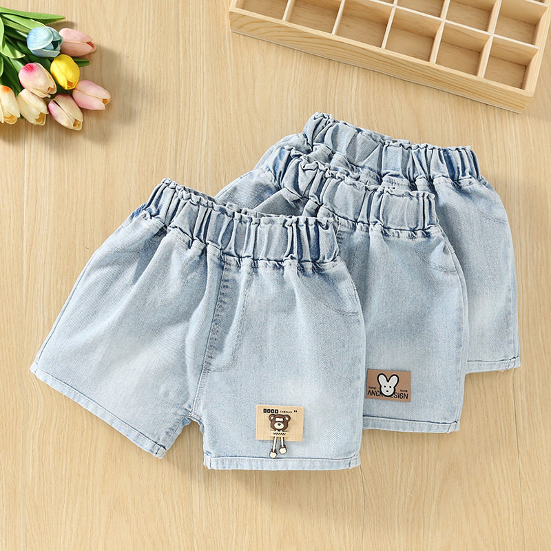 男童短裤儿童装2026夏季新款洋气百搭中小童牛仔五分裤宝宝中裤