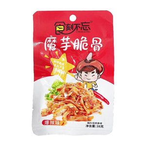 湖南味食刻不忘香辣味魔芋脆骨16g*30小包装零食麻辣小吃休闲食品