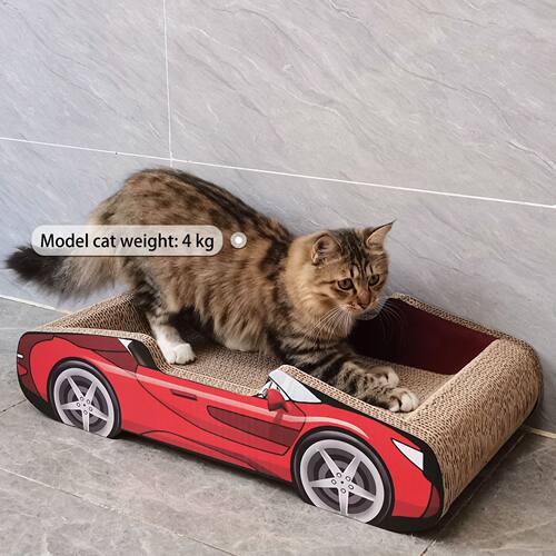 汽车款猫抓板瓦楞纸耐磨耐抓猫窝
