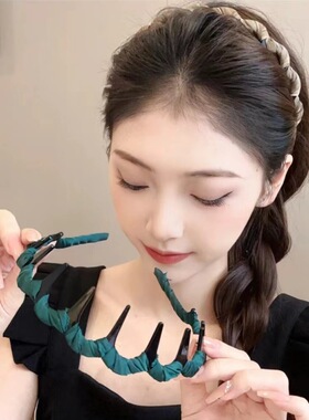 爆款发箍女洗脸带齿发卡防滑碎发压头发法式波浪头箍网红2024新款