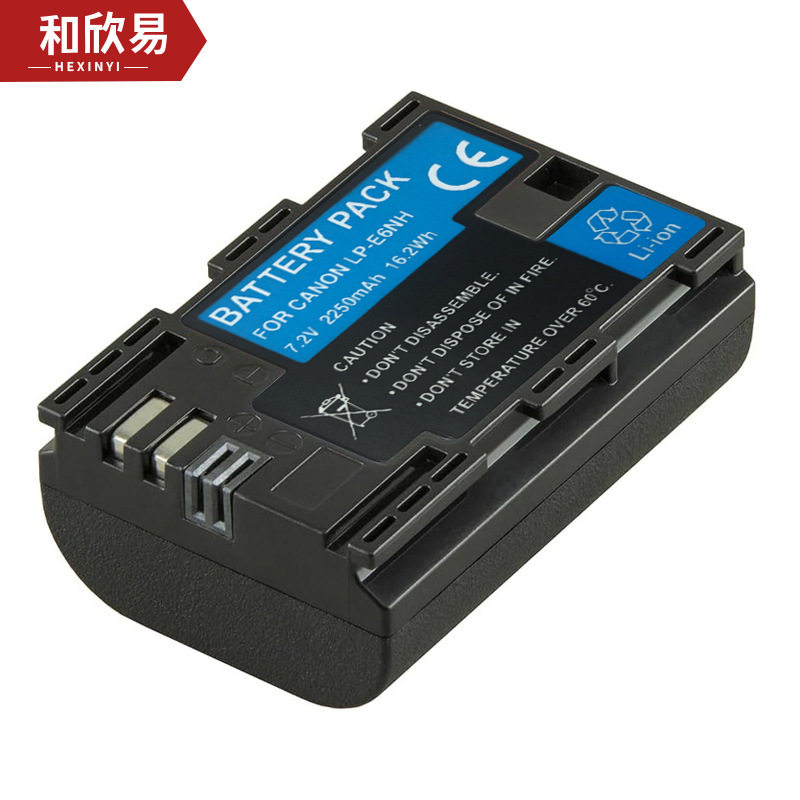 LP-E6NH电池适用佳能反EOSR5 R6相机EOS 70D  Mark II速连拍
