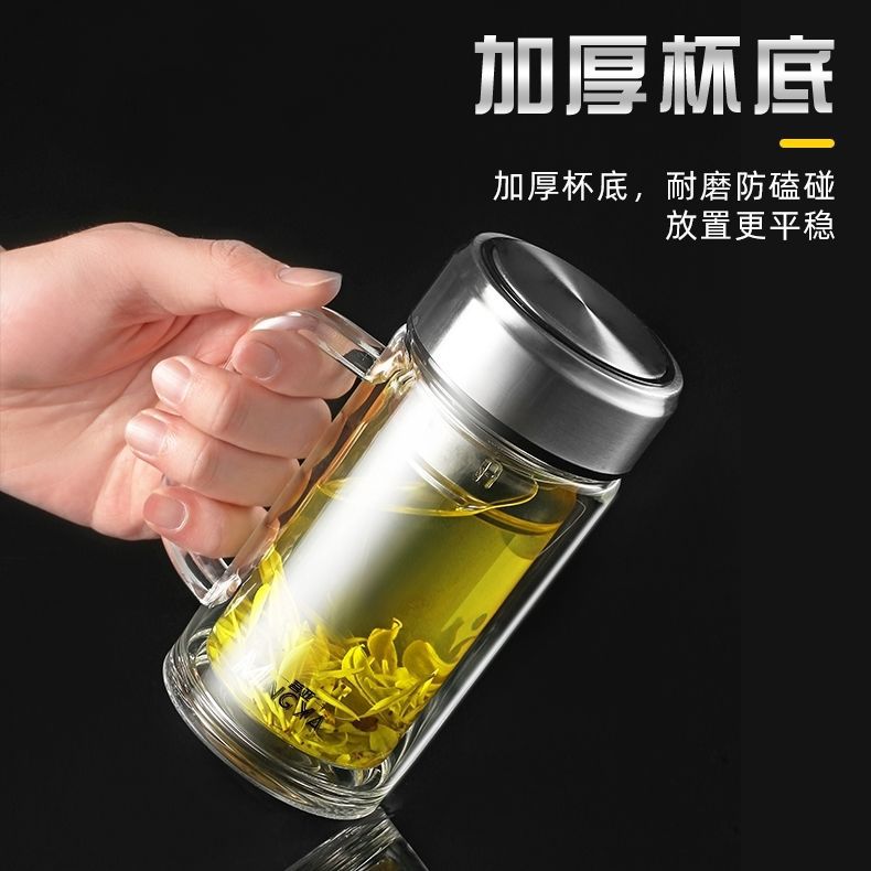 带手柄居家玻璃杯鸿宝高硼硅