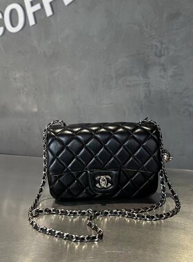 品牌小香风经典款方胖子轻奢女包百搭肩包菱格链条斜挎包级感包