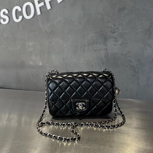 品牌经典款方胖子轻奢女包时尚百搭肩包菱格链条斜挎包级感包