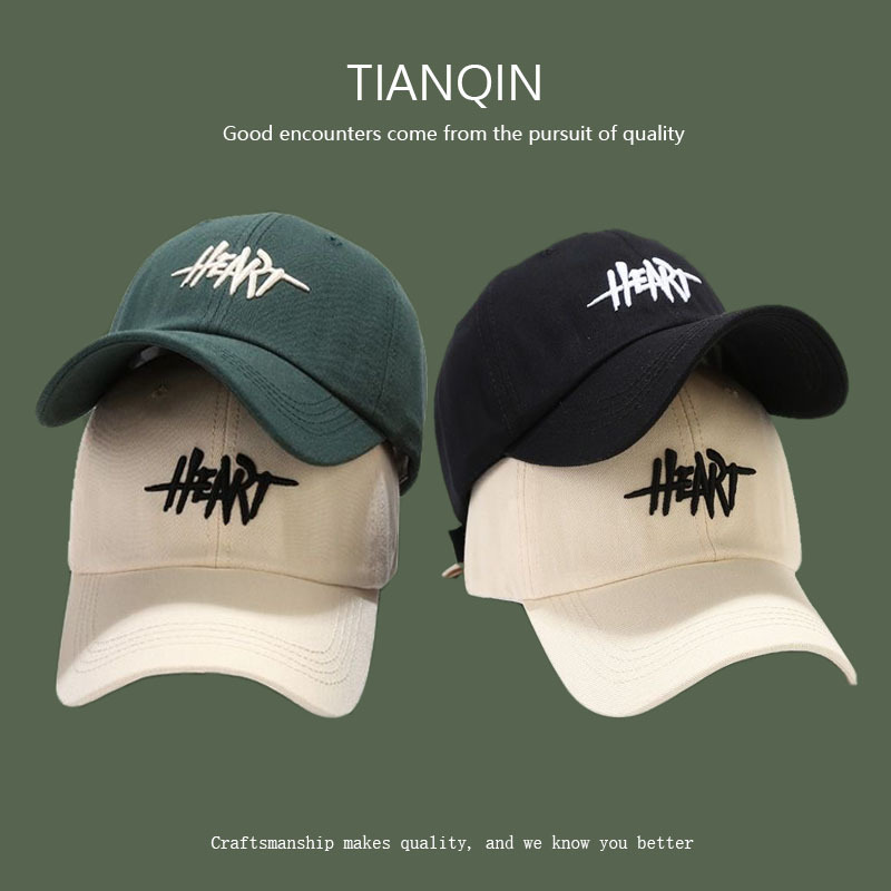 明星同款立体刺绣棒球帽女英文鸭舌帽秋冬季遮阳帽防晒帽黑色帽子