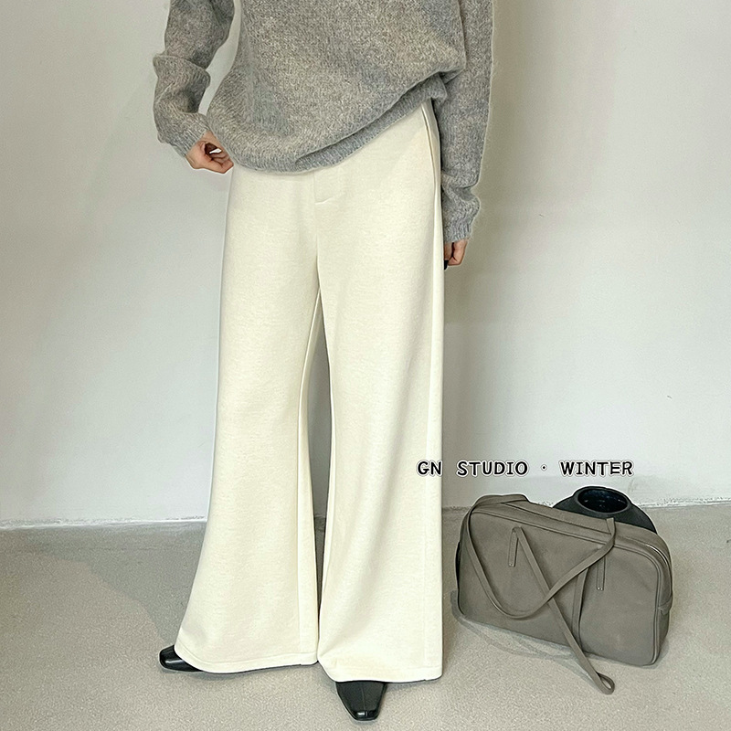 GN休闲高腰加厚长裤显腿长