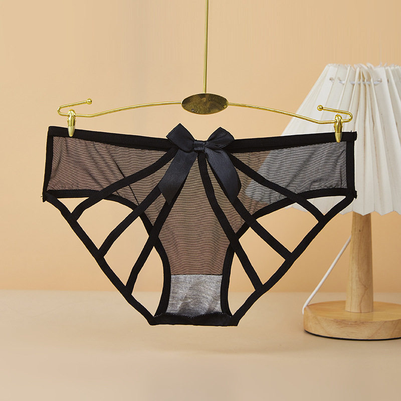 时尚性感细带后臀镂空女士内裤舒适透气网纱纯欲诱惑情侣内裤,女士内衣/男士内衣/家居服,女丁字裤,淘宝优惠券,粉丝福利购,淘宝优惠卷