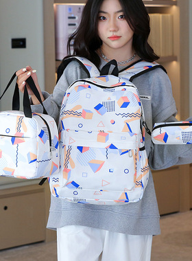 3 set School Bag book Bags Lightweight Schoolchild Backpack