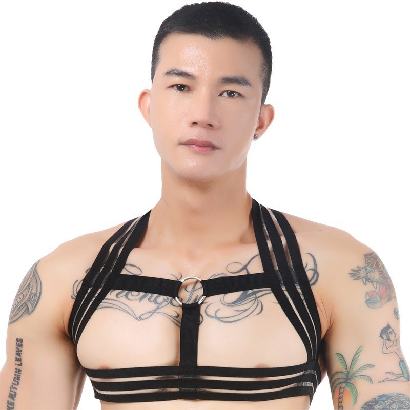 男士性感肩带弹力塑身