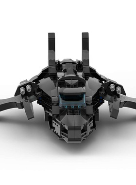 MOC-38420积木兼容乐 蝙蝠船 模型孩蝙蝠侠战车机甲拼装玩具