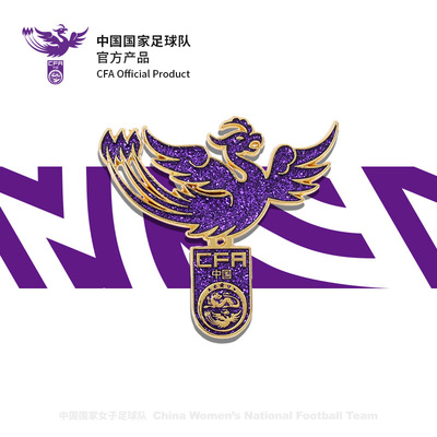 中国女足国家队凤凰徽章