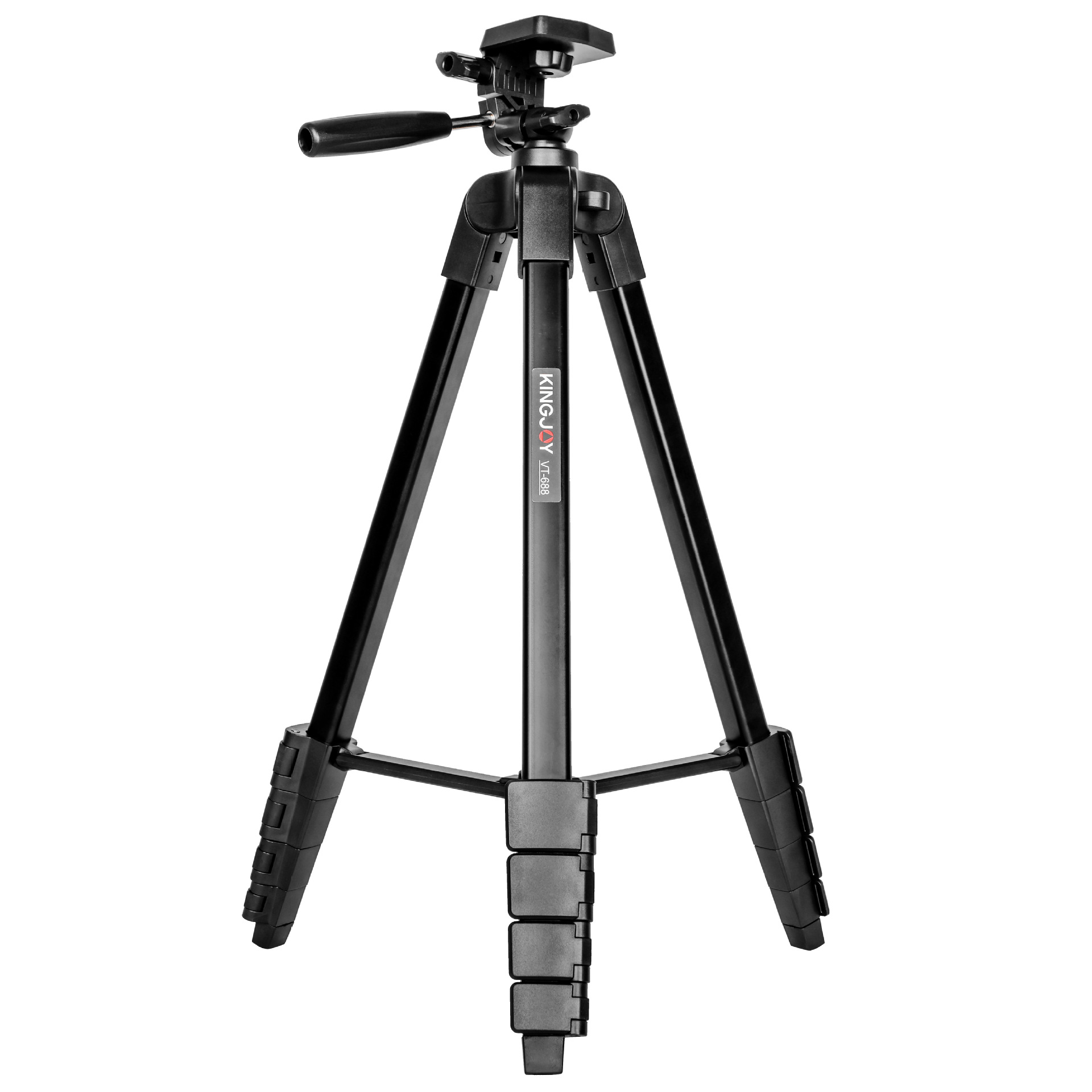 劲捷VT-688便携单反相机水平横竖拍摄手机自拍云台三脚架套装