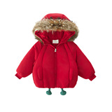 女童棉服秋冬季2025新款洋气女冬装夹棉衣服儿童棉袄女孩外套P168，童装棉衣，祺妙童装