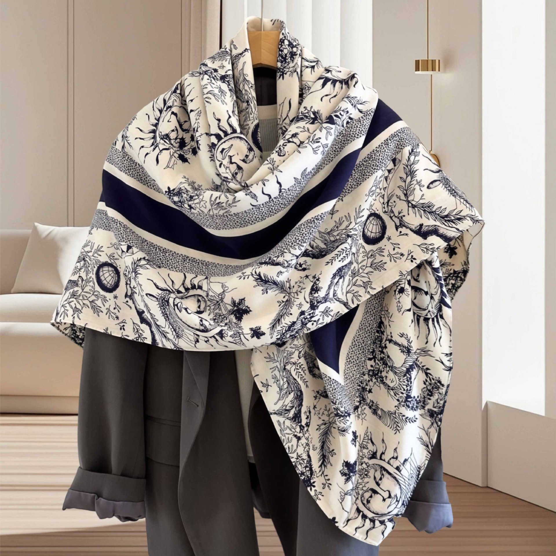 缪斯真丝双面百搭冬季