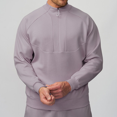 跨境运动卫衣户外立领