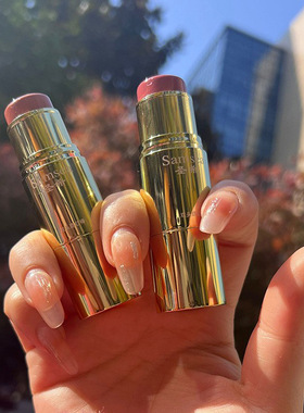 圣希双头腮红棒胭脂棒多用棒奶油膏体红润饱和眼影彩妆