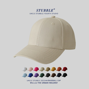 惠州市胡茬实业有限公司纯色棒球帽女生鸭舌帽显脸小立体版型帽子