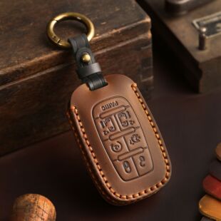 适用于克莱斯勒钥匙套真皮克莱斯勒大捷龙PHEV商务汽车钥匙包壳扣