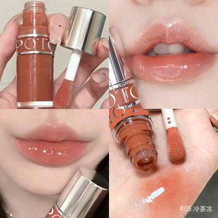 水润唇蜜唇部精华水光镜面唇釉裸色系口红叠加唇彩透明唇油保湿女