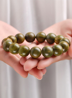 正宗绿檀沉香木质文玩饰品