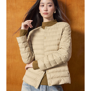 基础百搭轻薄90鸭绒羽绒服内胆上衣外套女 经典 翡格依2025冬季 新款
