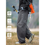 休闲裤春季机能伞兵裤潮牌质感廓形宽松弯刀长裤OK2497-P45控78，男装休闲裤，电商A362