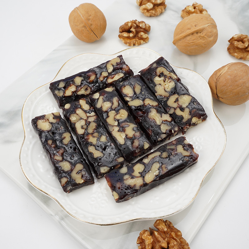 养生零食！血糯米核桃糕黑芝麻桑葚枸杞营养糕养生零食