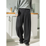 打褶西裤春季新款垂感宽松休闲裤潮牌复古直筒长裤MK2494-P55控88，男装西裤，电商A362