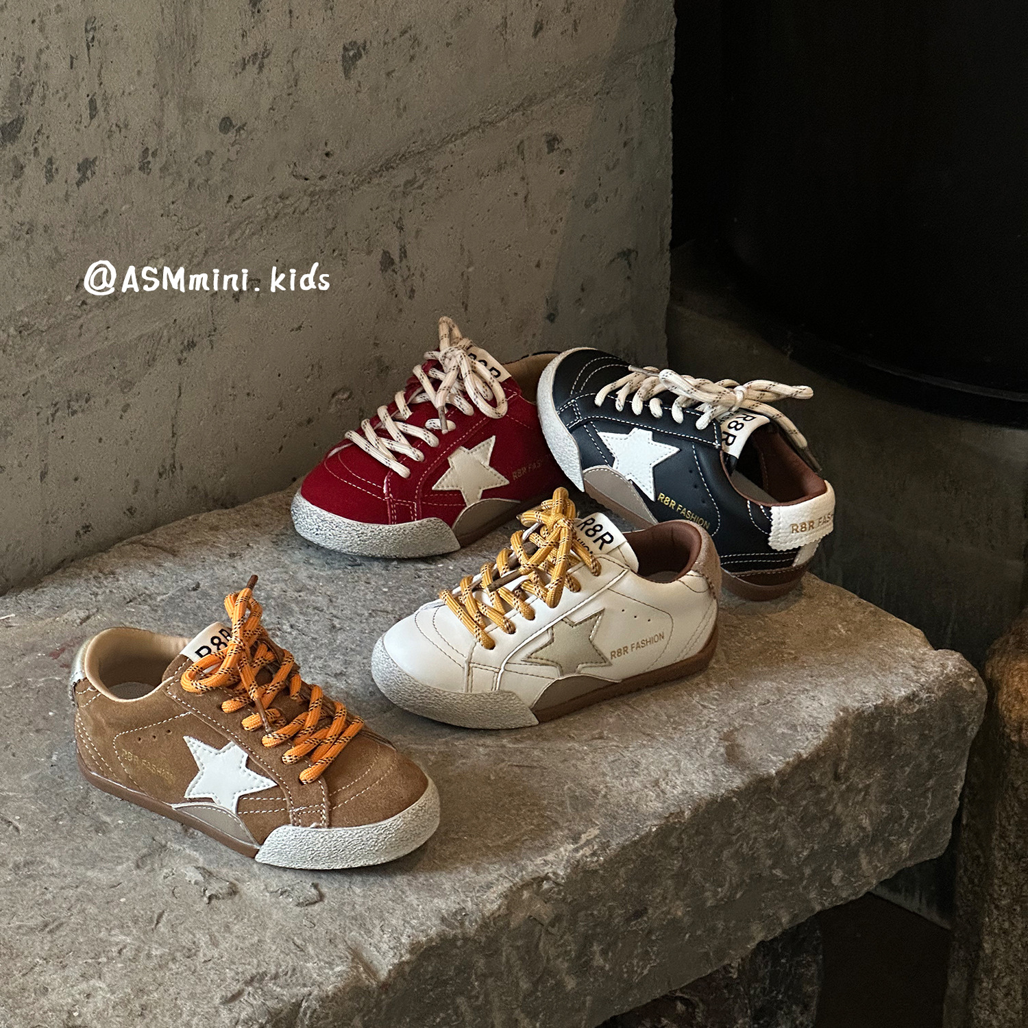 儿童休闲鞋复古秋季板鞋