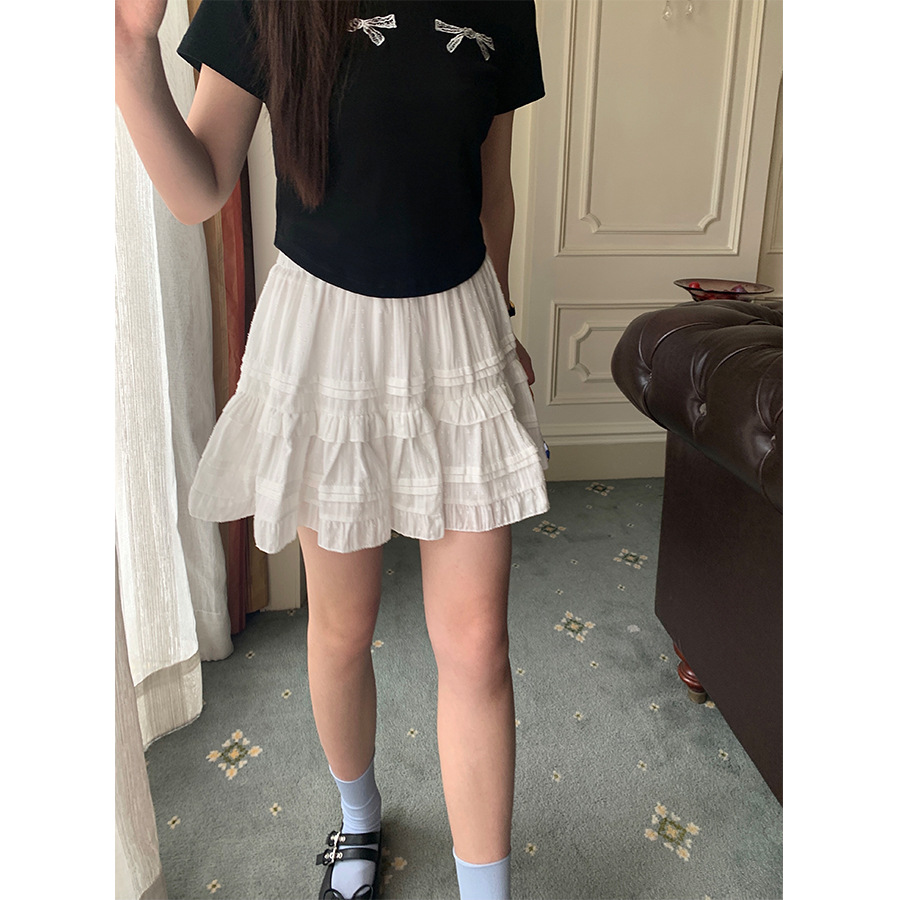 夏季显瘦宽松小个子半身裙短裙