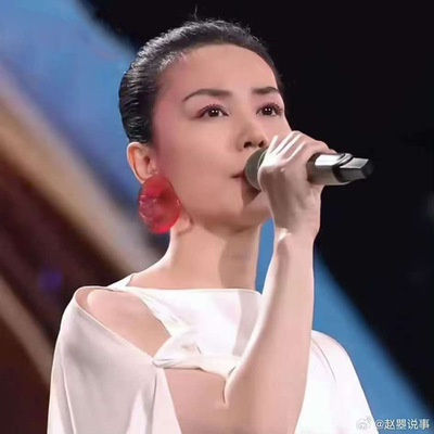 王菲春晚耳环甜美气质优雅ins网红粉色少女心透明糖果色虾片耳饰