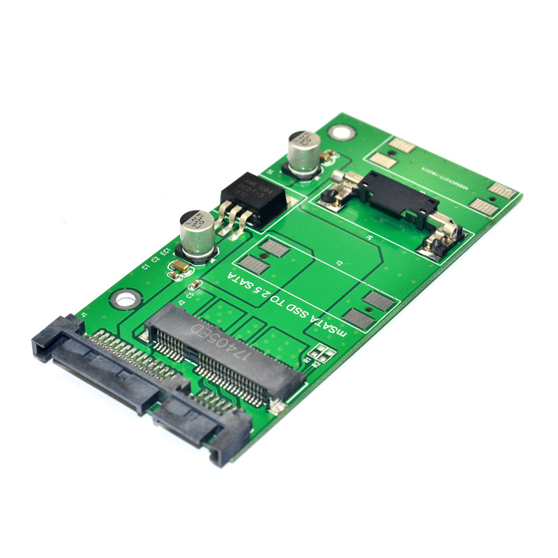 mSATA转SATA 转接卡minSATA to SATA3.0 SSD固态硬盘转接卡