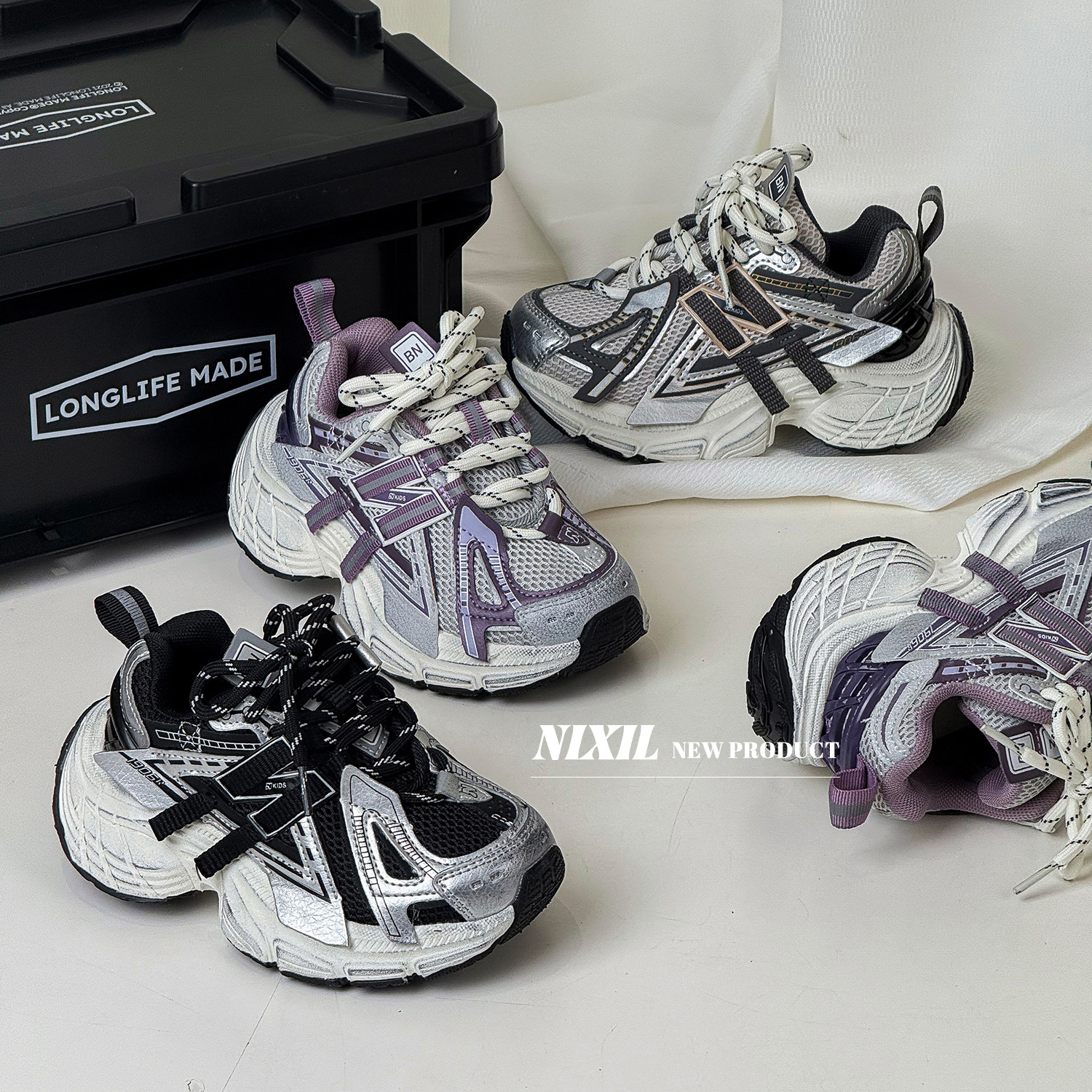 2025年儿童老爹鞋轻便跑鞋时尚