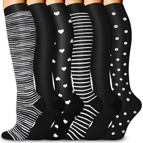 组合压力袜户外骑行马拉松压缩袜